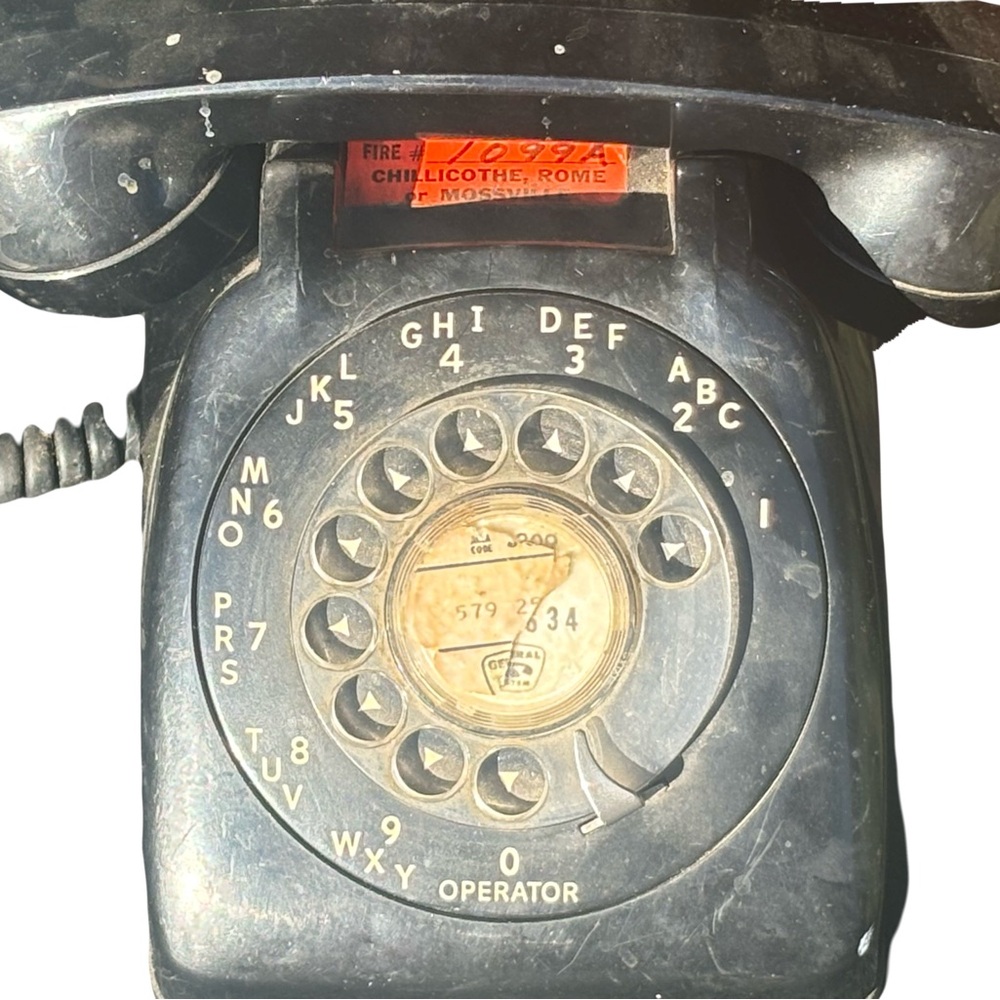 Vintage Automatic Electric Bell System Black Rotary Desk Phone Telephone